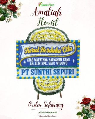 Papan Bunga Duka di Belitang Hilir