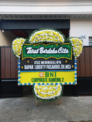 Papan Bunga Duka di Belitang Hilir