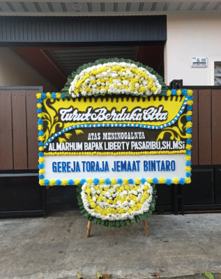 Papan Bunga Duka di Belitang Hilir