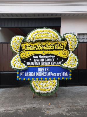 Papan Bunga Duka di Belitang Hilir