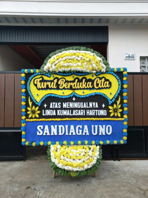 Papan Bunga Duka di Belitang Hilir
