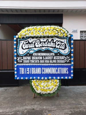 Papan Bunga Duka di Belitang Hilir